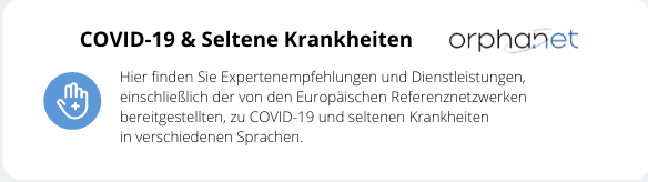COVID-19 & Seltene Krankheiten